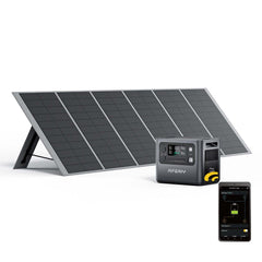 AFERIY P210 2400W Solar Generator Kit