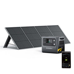 AFERIY P210 2400W Solar Generator Kit