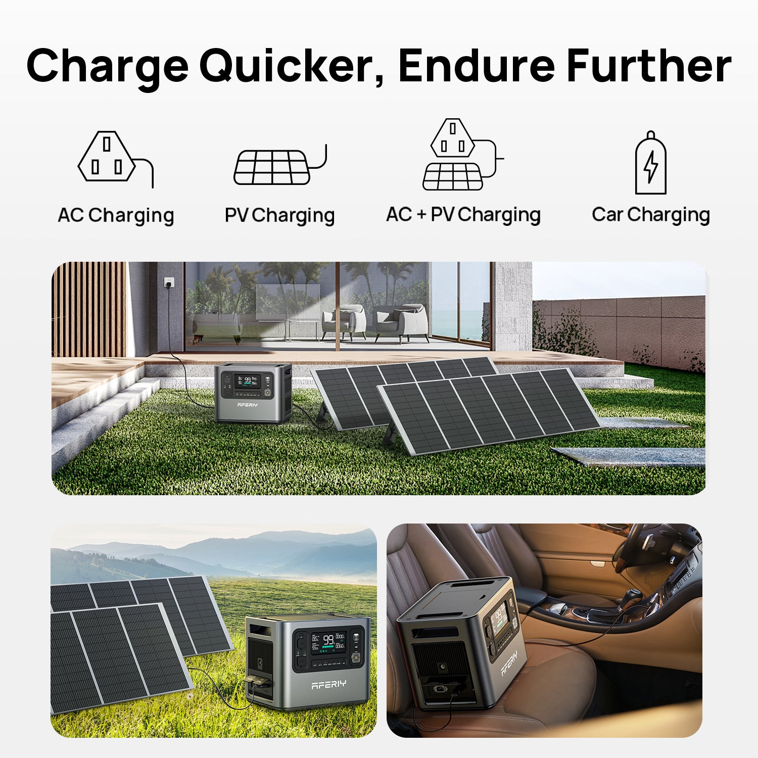AFERIY P210 Portable Power Station 2400W 2048Wh
