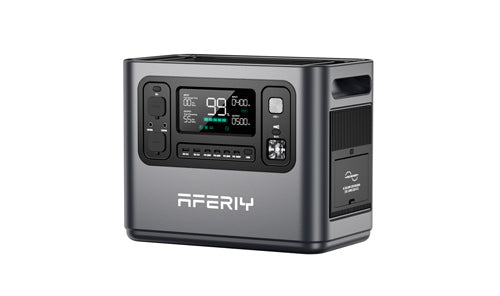 AFERIY Portable Power Station 1200W / 1248Wh Power Station LiFePO4 Battery,  Quick Charge in 1.5H, 4 AC Outlets, UPS, Solar Generator, Electric 